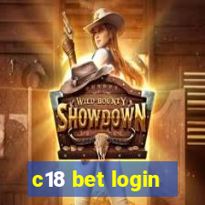 c18 bet login